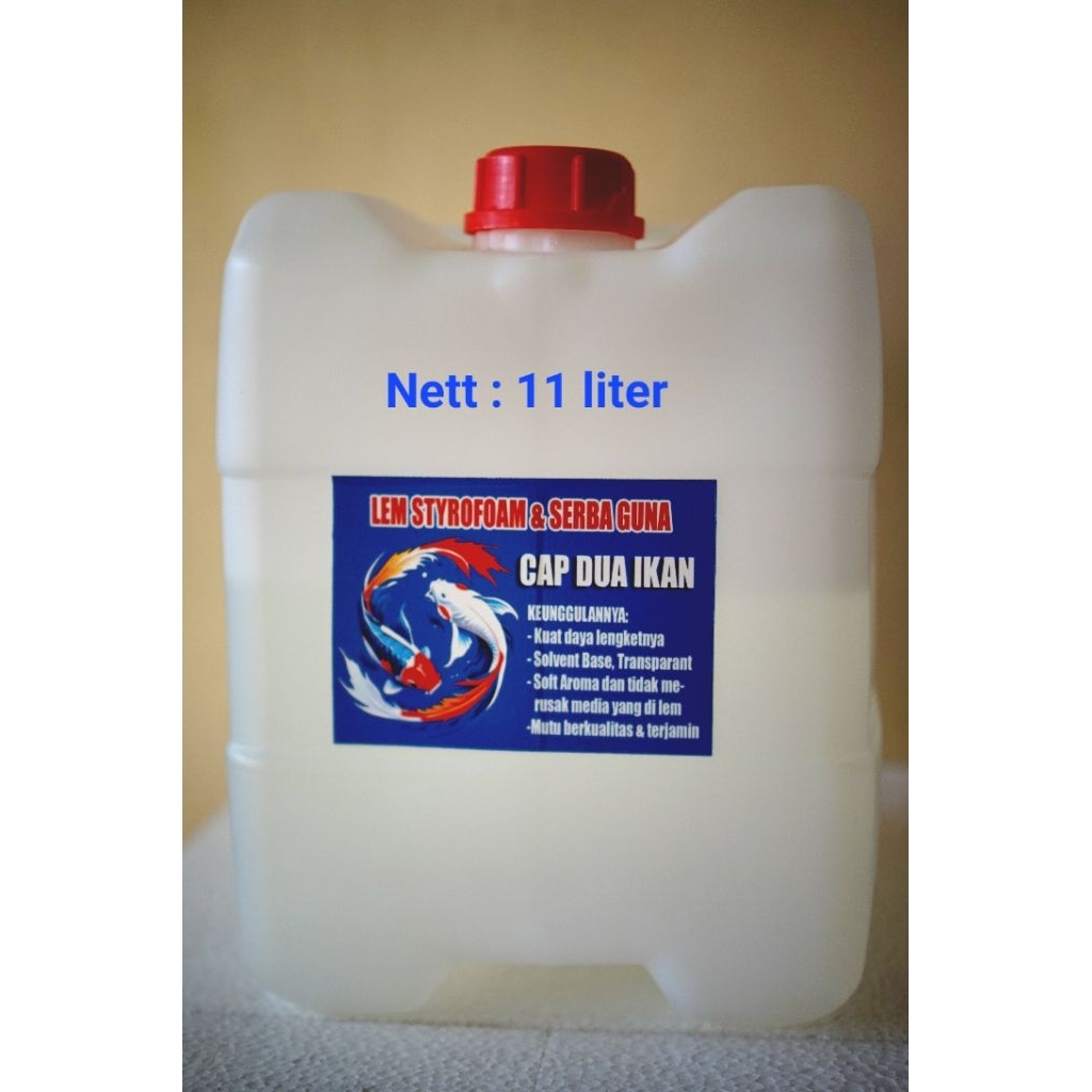 

Lem Styrofoam dan Serbaguna 11lt Cap Dua Ikan by BAS