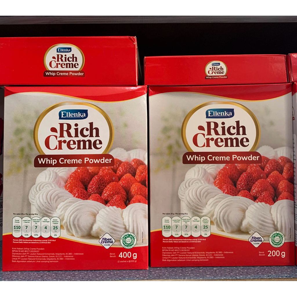 

Ellenka whip creme powder 400g & 200g