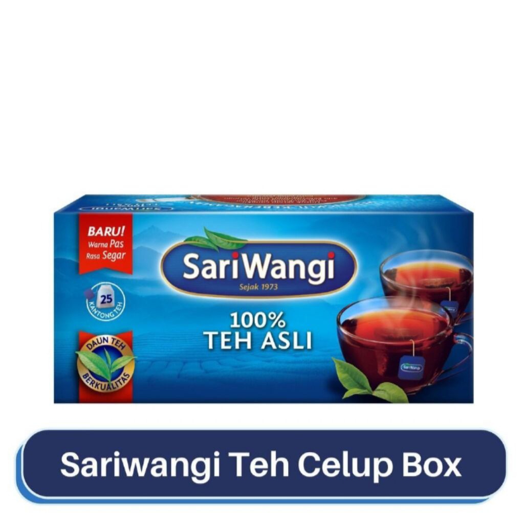 

PROMO!! TEH CELUP SARIWANGI BOX ISI 25PCS