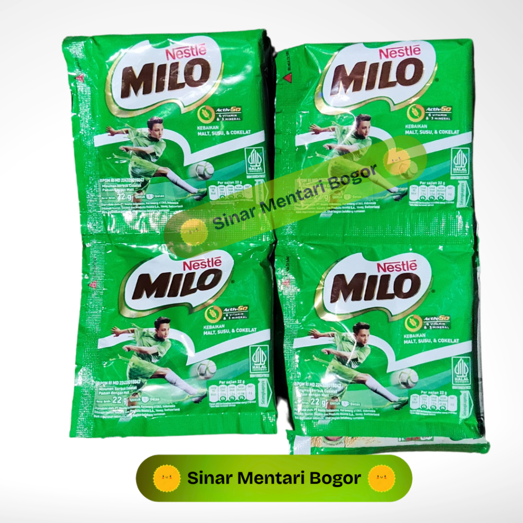 

Nestle Milo 22 gr [ isi 10sachet/renceng ]
