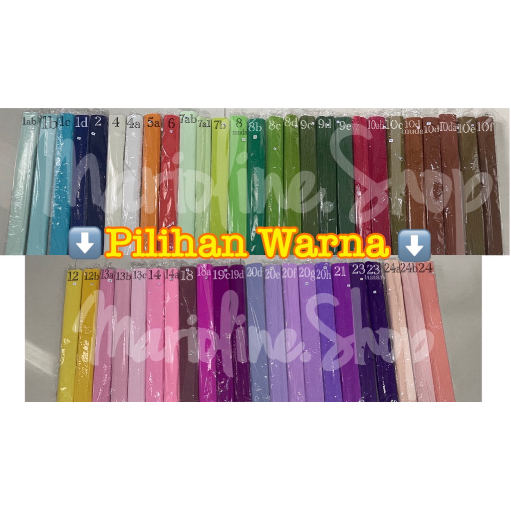 

Kertas Krep Crepe Paper Flower Paper Roll Kertas Krep Tebal Kertas Bunga Impor Kertas Krep 101