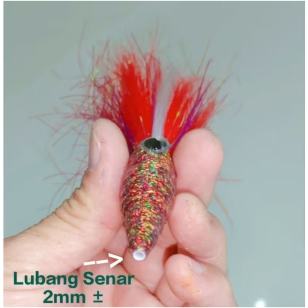 Jigging dan Umpan Cumi Serat Sutra dan cumi Karet assist hook, Umpan Cumi  - bisa Umpan Metal Jig um