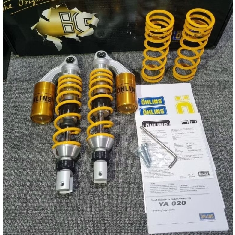 SHOCK BELAKANG OHLINS YA020 YAMAHA NMAX 155/NMAX NEW ,AEROX