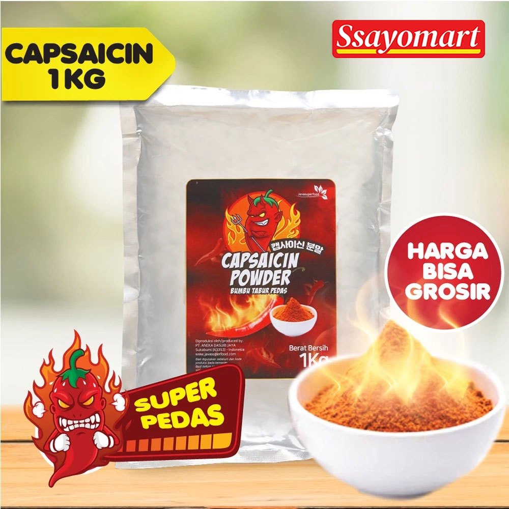 

Bubuk Cabe Super Pedas / Bubuk Cabe Pedas / Cabe Bubuk / Bubuk Cabai Kering / CAPSAICIN 1KG