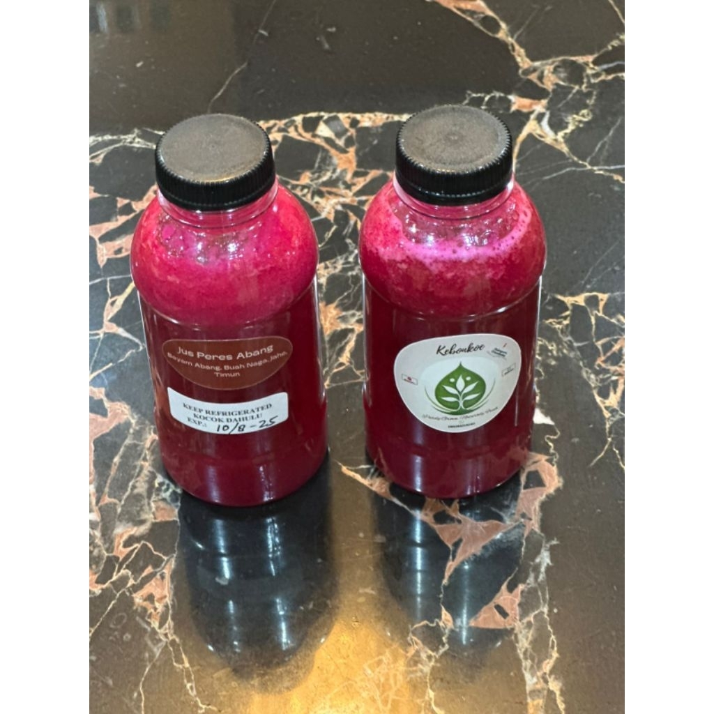 

Jus Peres Kebonkoe (Cold Press Juice) Sayuran Hidroponik tanpa air tanpa gula Peres Abang