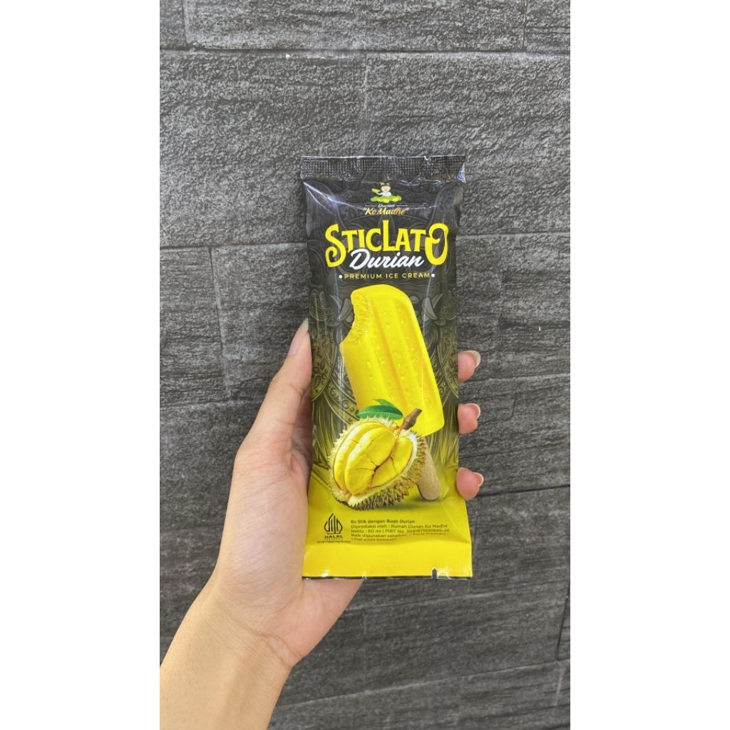 

Ice Cream Durian Sticlato Ko Madhe