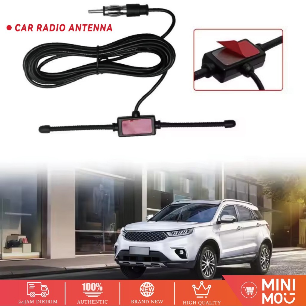3meters Car Radio Antenna FM / Antena Radio Mobil AM FM Universal / Antena Radio FM