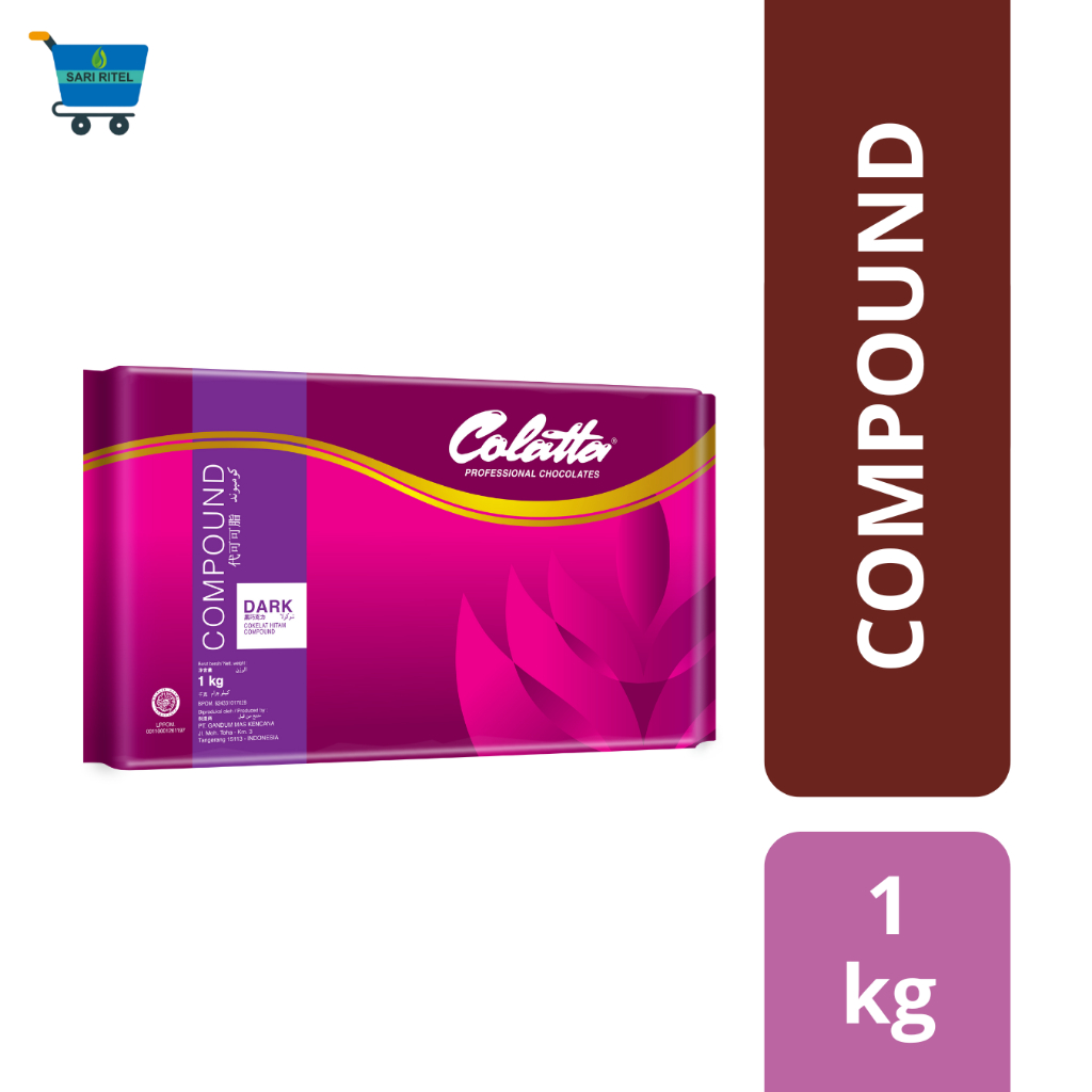 

COLATTA Compound Chocolate Blok 1kg/Coklat Batang Compound 1kg