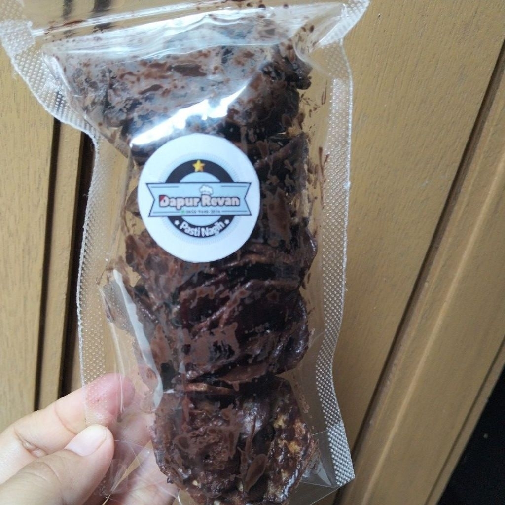 

kripik pisang coklat || cemilan manis