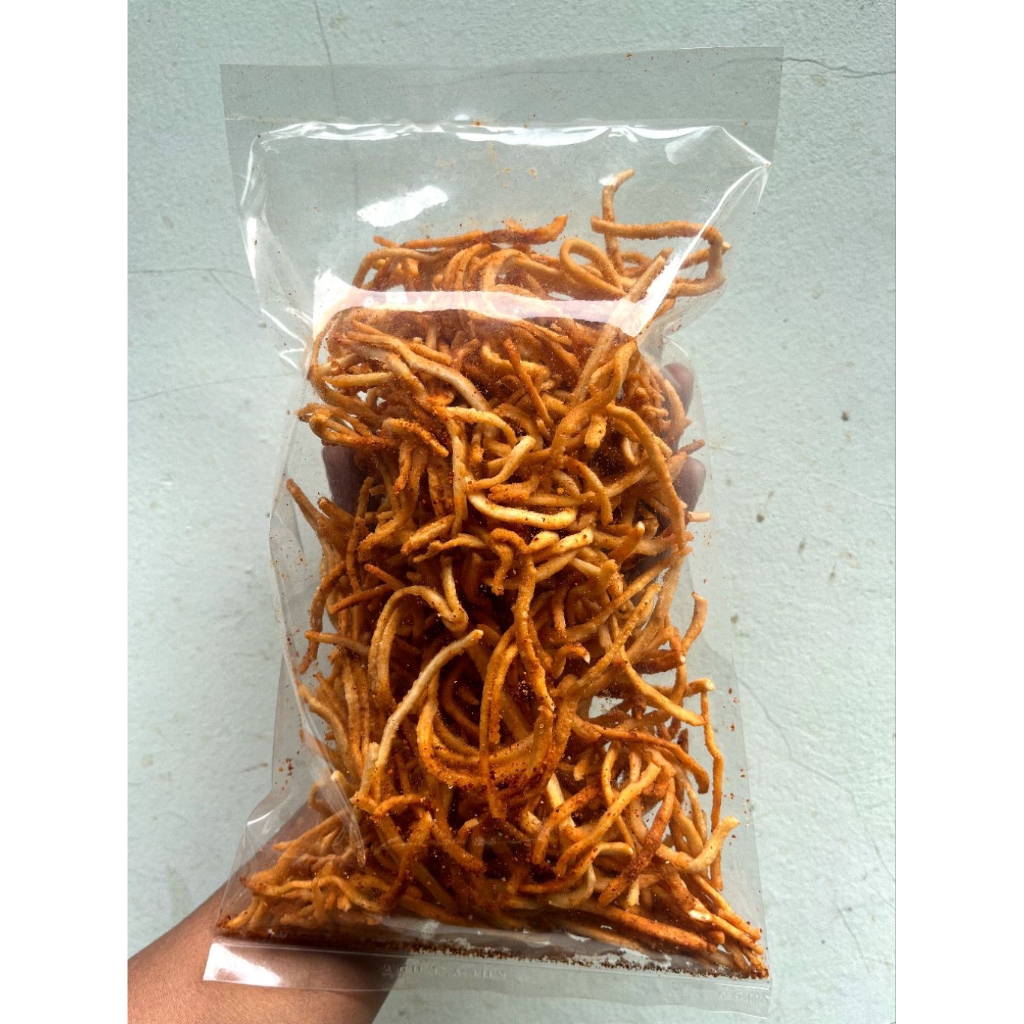 

sistik mie pedas 250gram lezat gurih dan renyah bumbu tabur melimpah