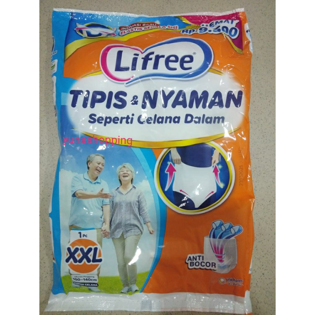 Lifree popok celana dewasa  XXL 1pc