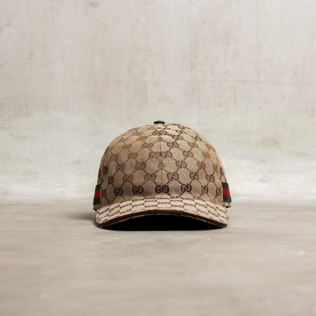 Topi GG SUPREME BEIGE CAP 100% ORIGINAL