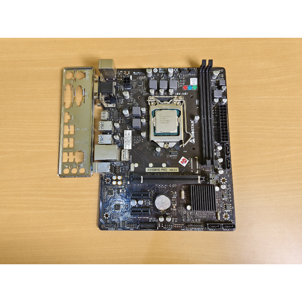 Paket motherboard H310  processor intel core i3 9100f LGA 1151