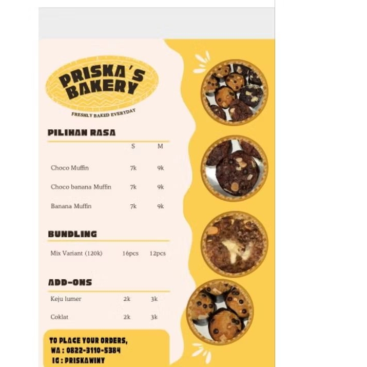 

Muffin gratis ongkir