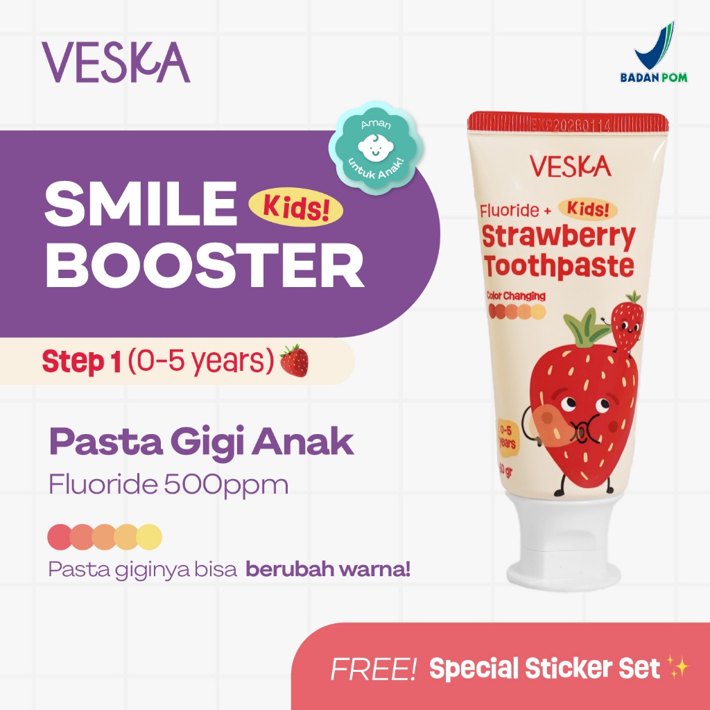 Veska by LEKA - Smile Booster Pasta Gigi Anak