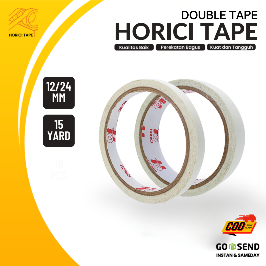 

1 DUS Double Tape Isolasi Super Kuat Lem Anti Air 12mm x 15y 24mm x 15y Di Jamin Lengket