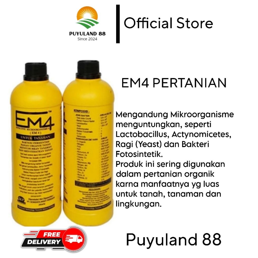 EM4 PERTANIAN || EM4 KUNING 1 LITER