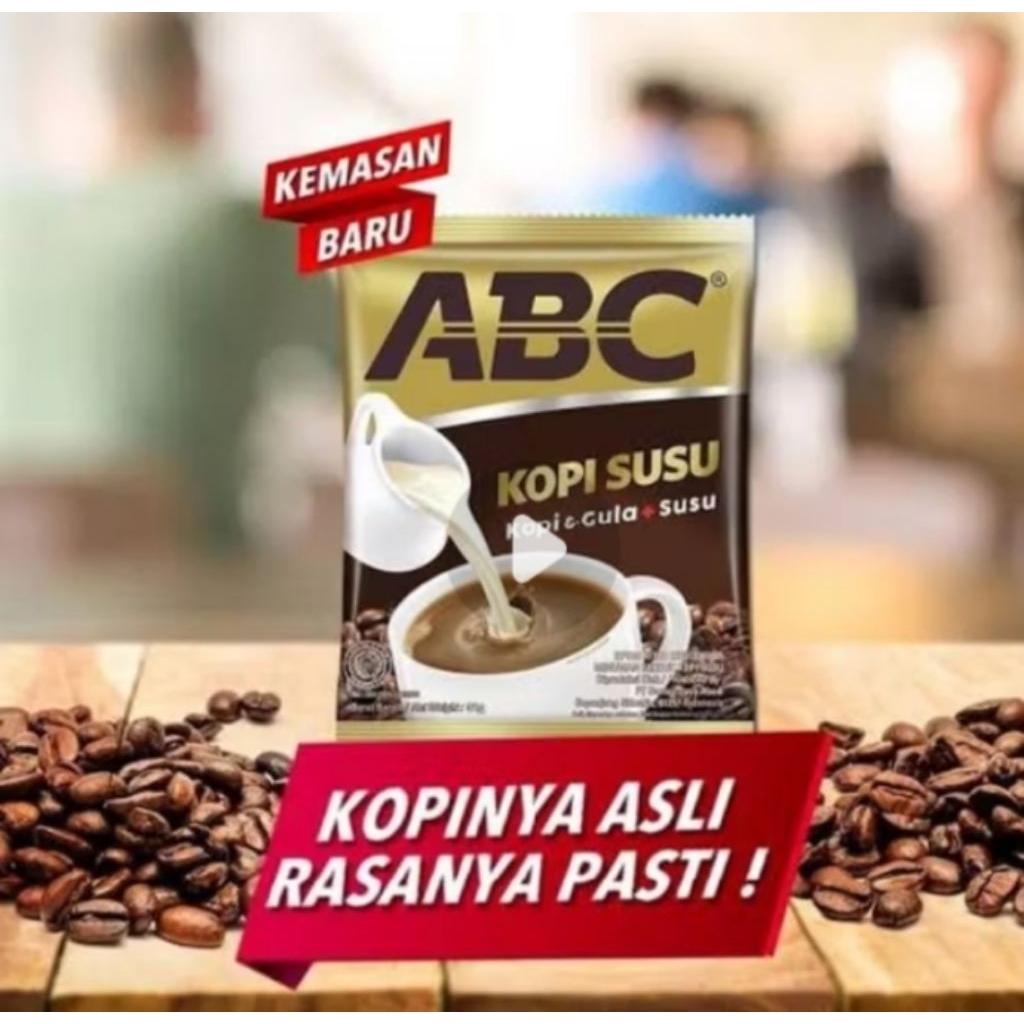 

Kopi ABC Susu 1 Renceng isi 10 Sachet
