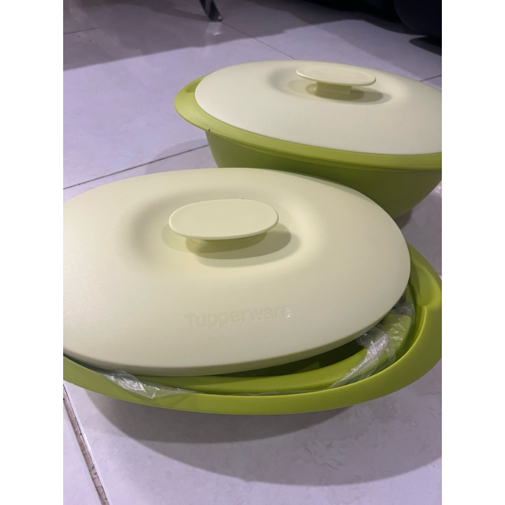 Tupperware Blossom Hijau Set