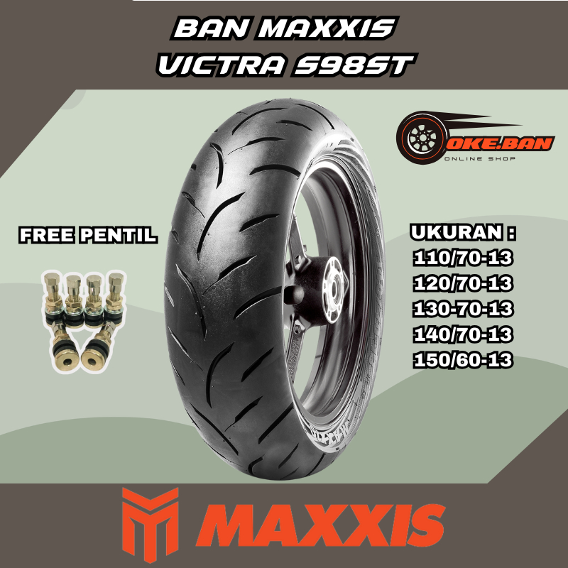 BAN MOTOR NMAX MAXXIS VICTRA Ring 13 TUBELESS DEPAN BELAKANG NMAX