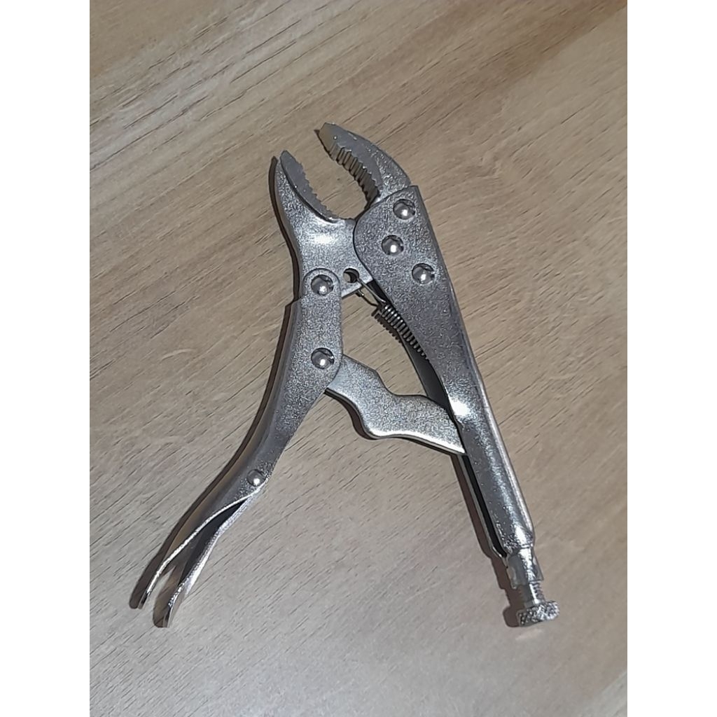 Bengkok Tang Jepit/ Tang buaya bengkok vise/ Tang jepit buaya bengkok