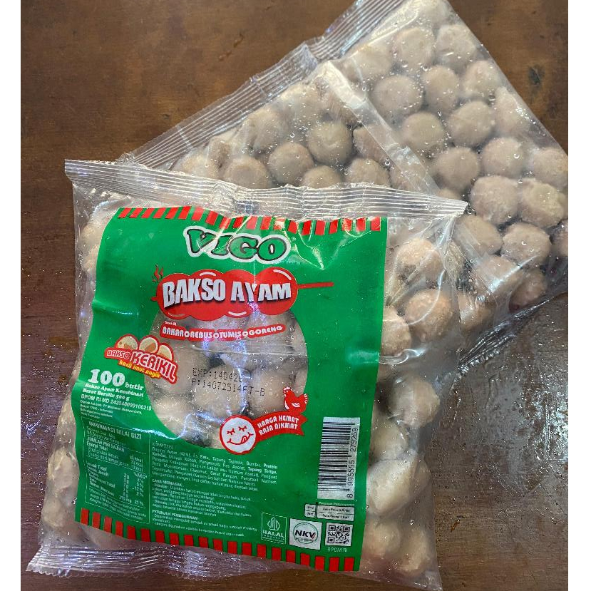 

Vigo Bakso Ayam Kerikil 500gr
