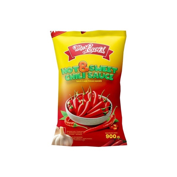 

Saus Mclewis Chili Hot & Sweet 900gr Bantal