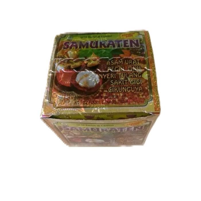 

SAMURATENPIL KAPSUL ORIGINAL 10 SACHET @ 4 KAPSUL