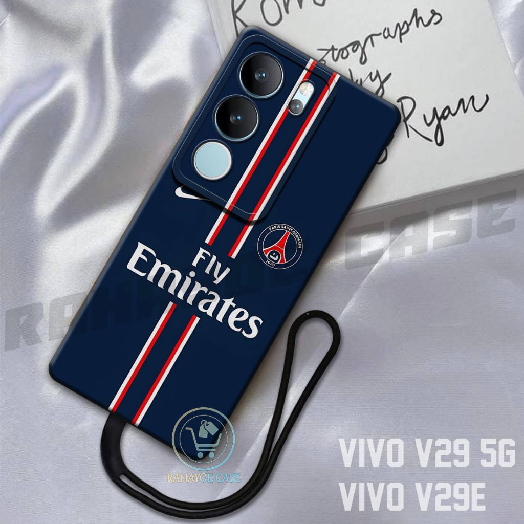 RAHAYOE CASE -  Case Vivo V29 5G - Case Vivo V29E  Free Tali Hp - Fashion Case Softcase Macaron Prot
