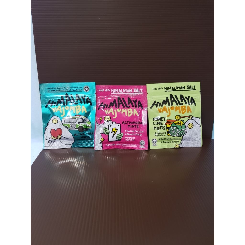 

Big Foot Himalaya Vajomba Actiwhoosh Permen Pelega Tenggorokan 15 g