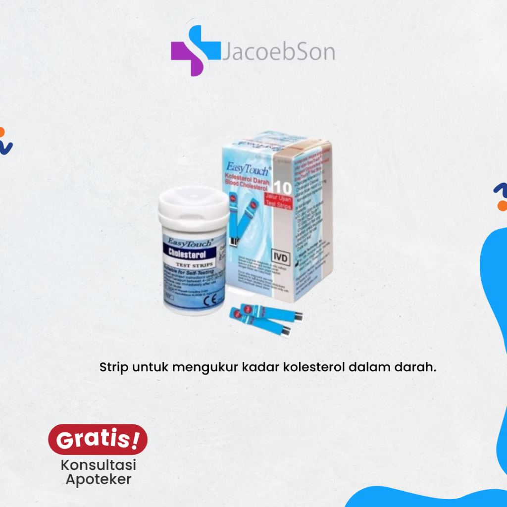 Strip Easy Touch Kolesterol / Strip Kolesterol Easy Touch