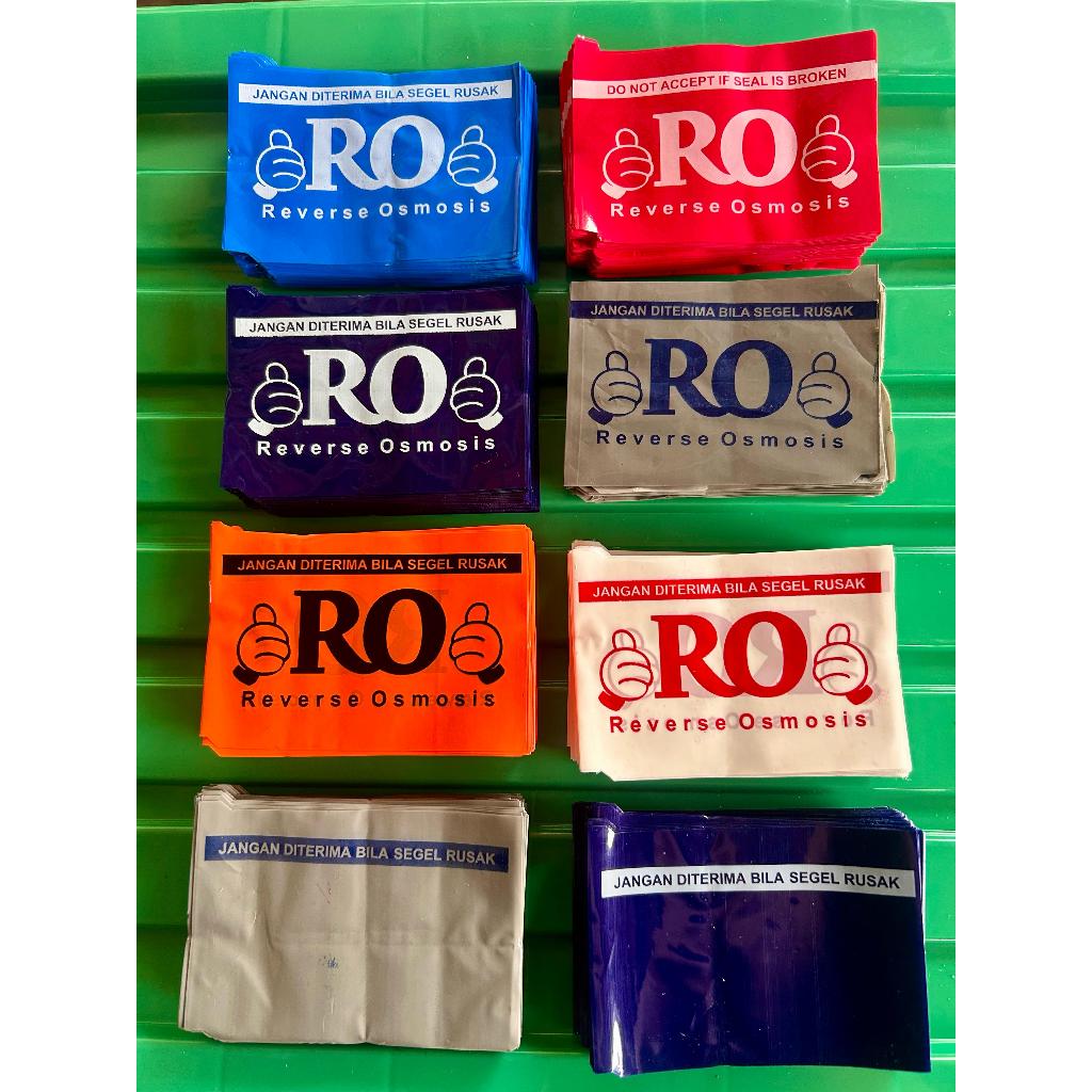TGB - Segel galon RO Segel galon Polos Silver warna biru dongker putih susu biru muda  Plastik Segel