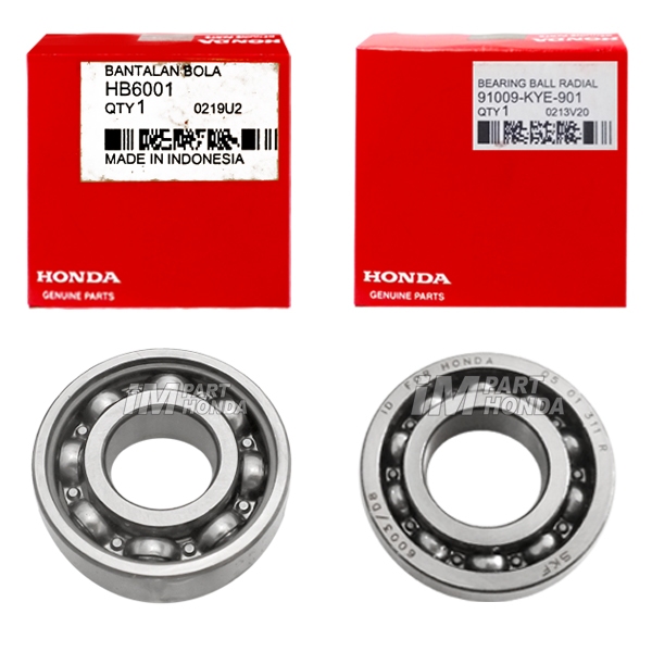HB6001 91009-KYE-901 Bearing Laher Noken As 6001 6003 ADV PCX Stylo Vario 125 150 160 Megapro Monosh