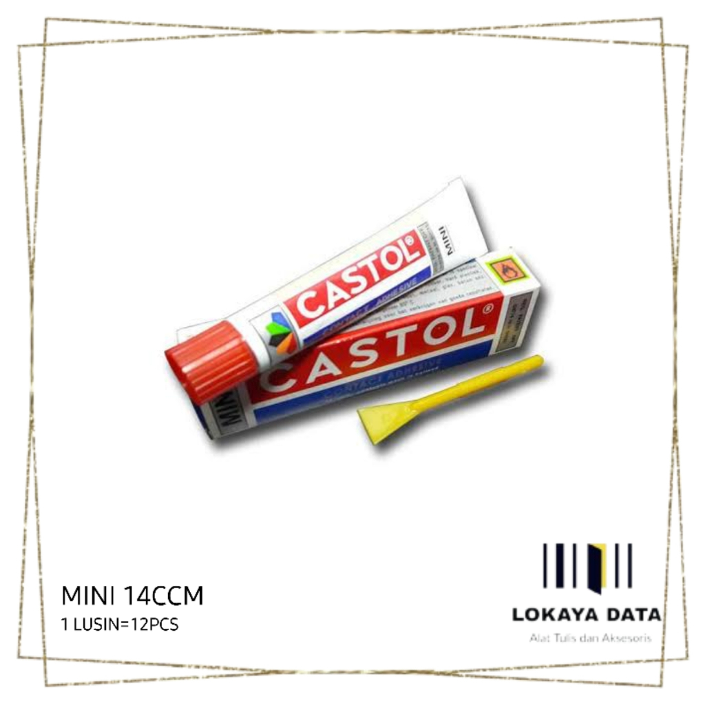 

LEM CASTOL CONTACT ADHESIVE TUBE MINI 14CC / LEM CASTOL (LUSIN=12PCS)