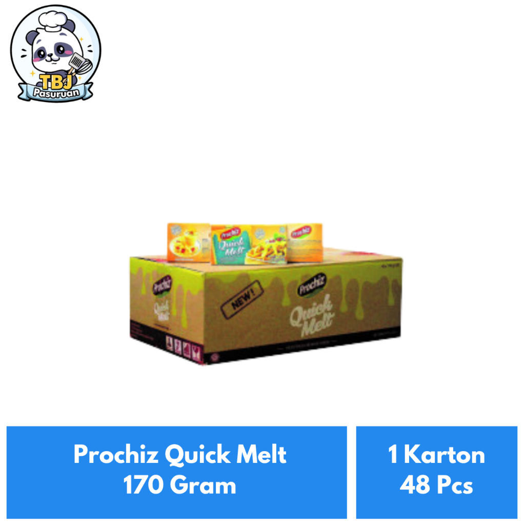 

Prochiz Quick Melt 170 Gram Kemasan 1 Karton Isi 48 Pcs