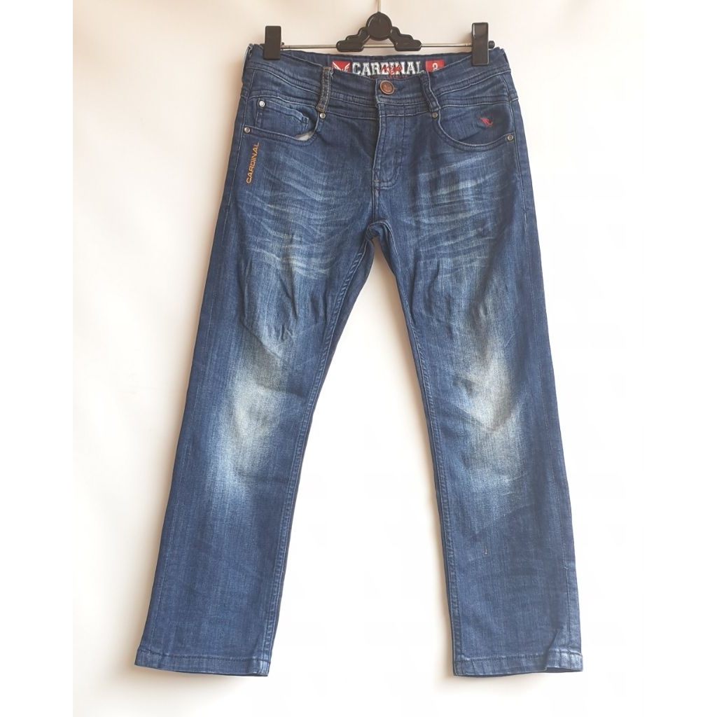 Celana Jeans Anak Laki Laki Tanggung Merek CARDINAL levis Denim Biru Washed Like New Preloved PL Pre
