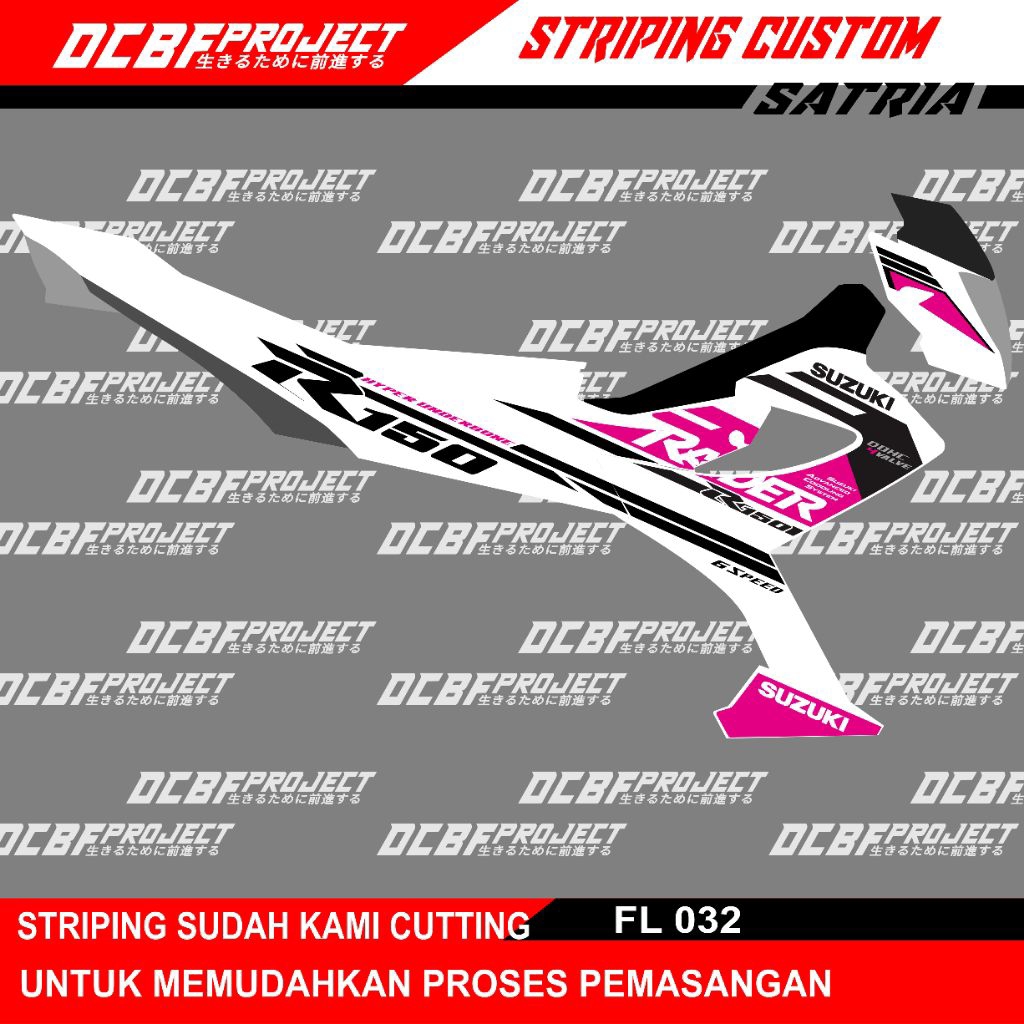 STRIPING CUSTOM SATRIA FU FACELIFT