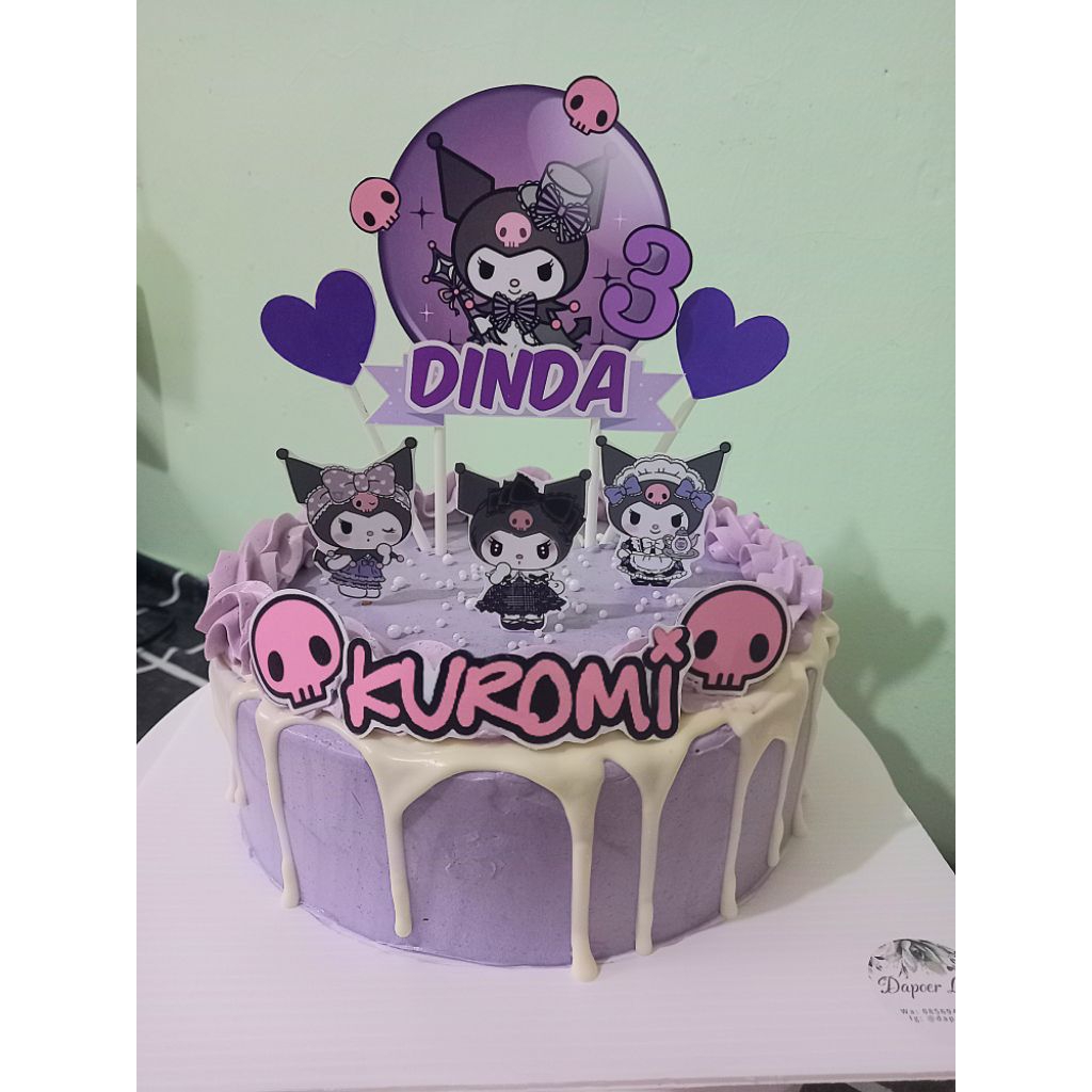 

Birthday Cake Kuromi Bisa Custom Topper Cake