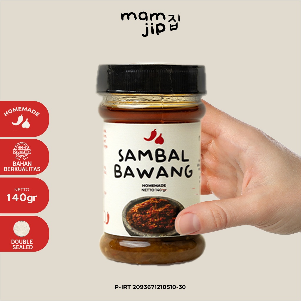 

Sambal Bawang / Sambal Pedas / Sambel Enak / Sambal Mamjip (140gr)