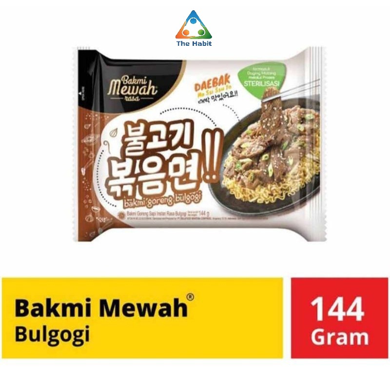 

(The Habit) Bakmi Mewah Mie Instan Bulgogi 144 GR
