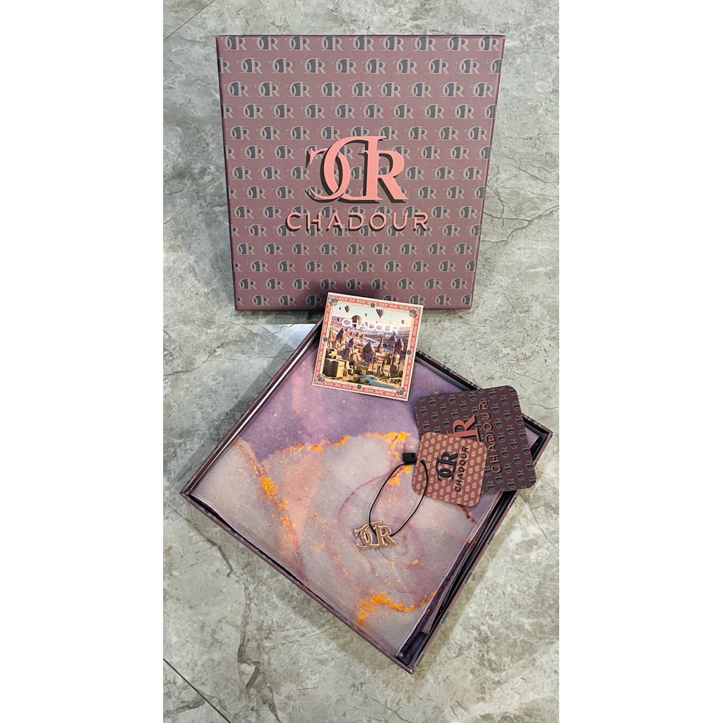 

Chadour Monogram Signature Giftbox Hampers Hijab Scarves (box & card only)