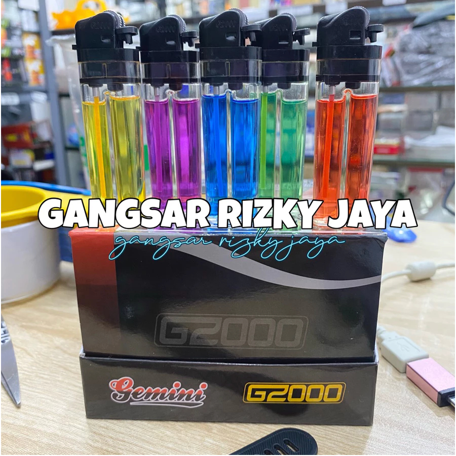Korek Api Nyala Biasa Roda G2000 Gemini KRAKEN / matsuda / Nagoya Oval (1pack isi 50pcs)