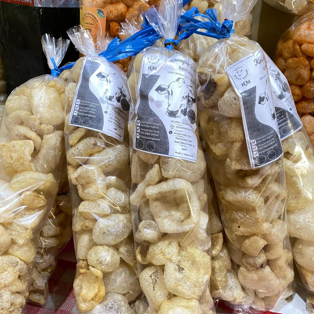 

KERUPUK KRECEK BUAT DI SAYUR / DI TUMIS CABE ASLI KULIT SAPI PREMIUM RAMBAK SAYUR KOTAK