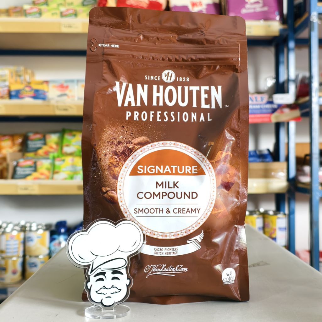 

Van houten Intense Milk Compound 1Kg / Coklat Susu Koin Vanhouten 1Kg