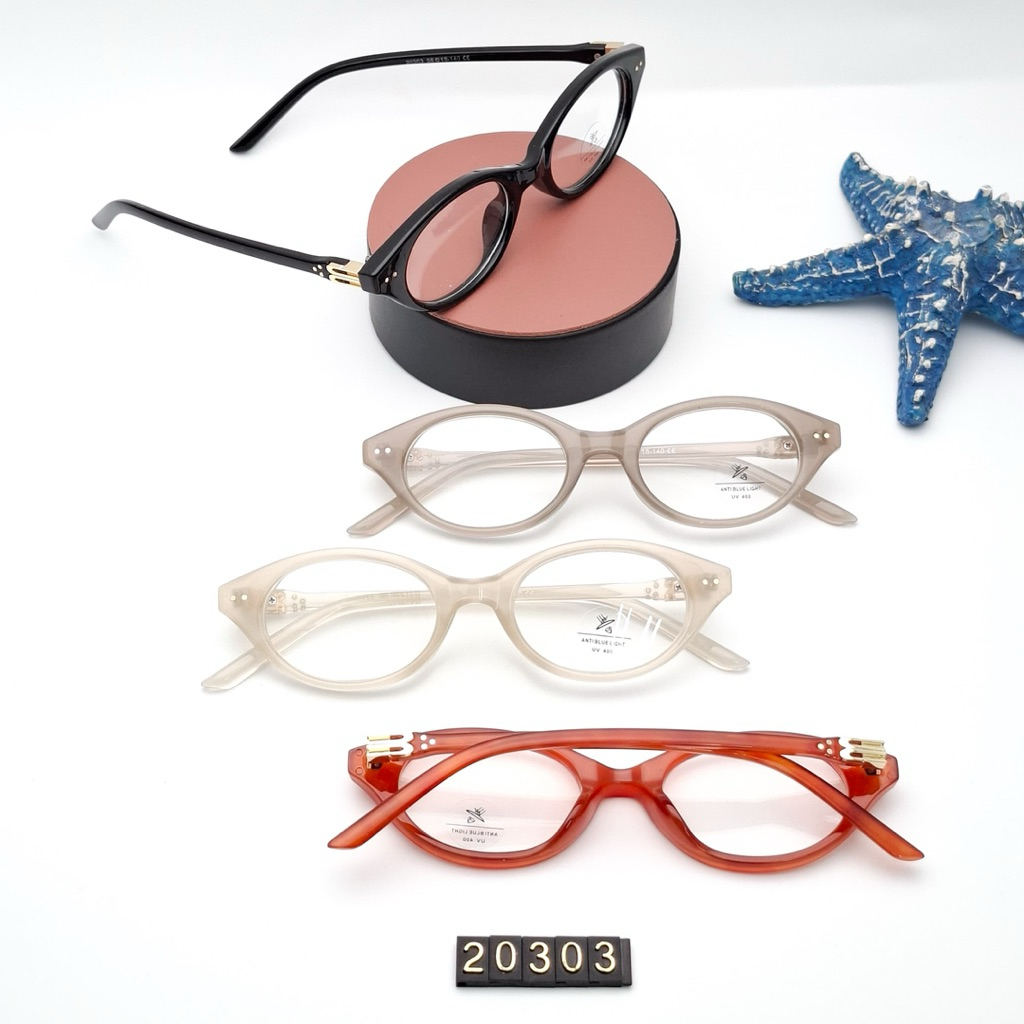 Kacamaat Wanita Lonjong 20303 Size 58.18.140 Bahan Tr elastiis lentur