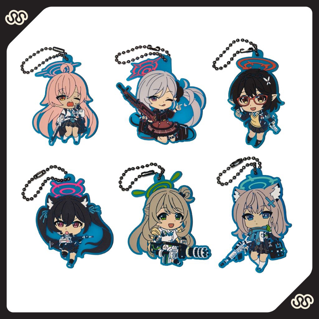 Blue Archive - Rubber Keychain