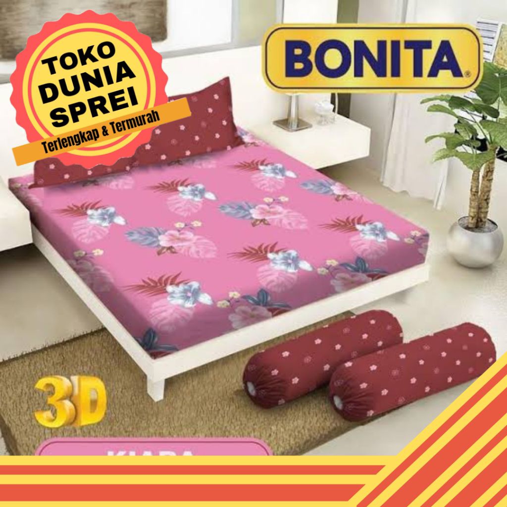 Sprei Bonita 180x200 Motif Kiara