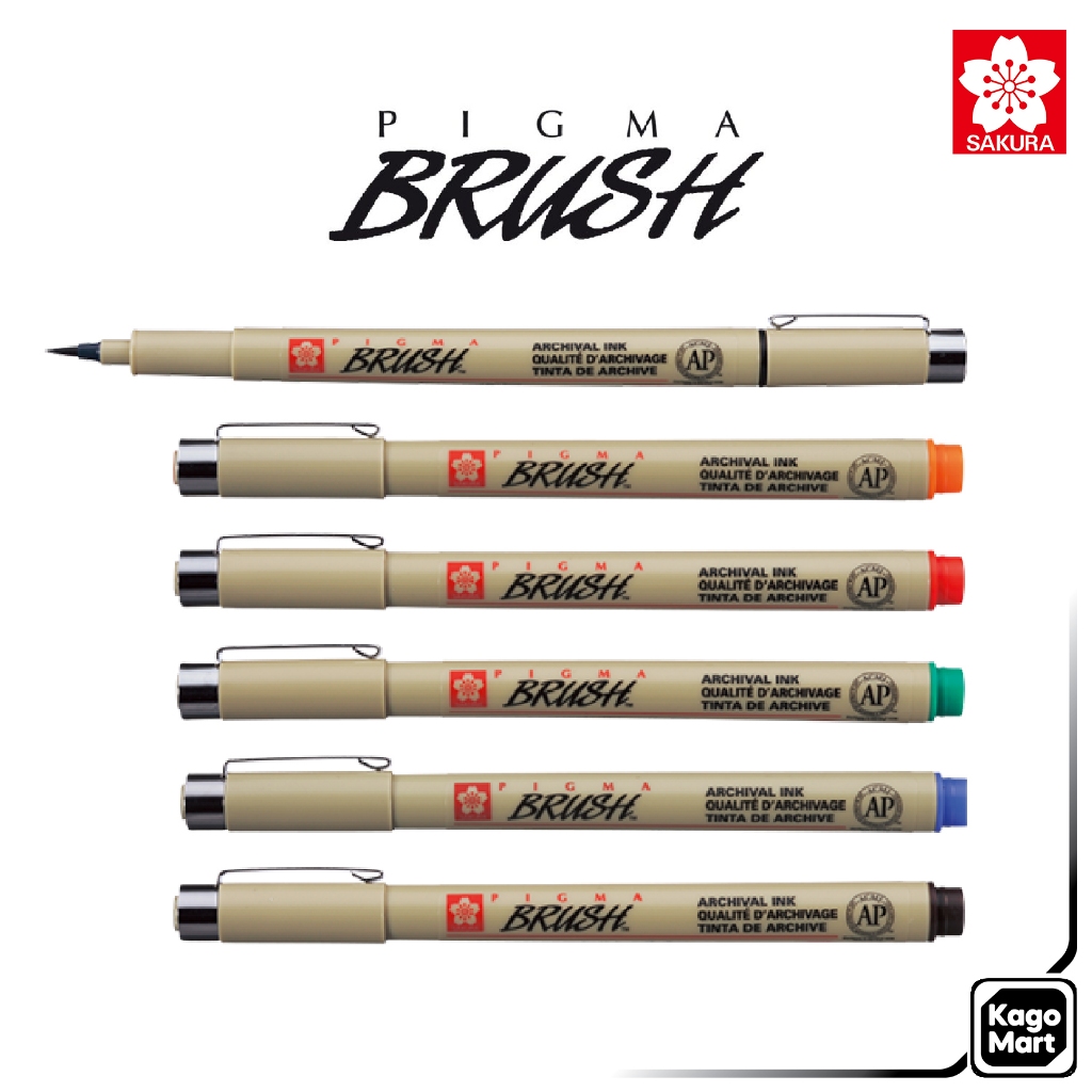 

Sakura Pigma Brush Pen Pigment Spidol Warna