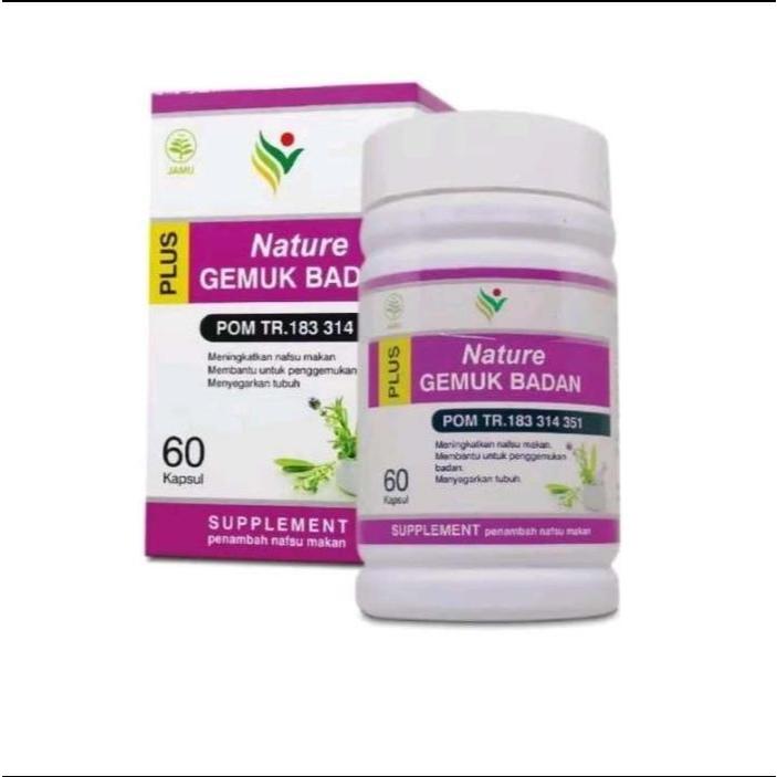 Kapsul Gemuk Badan Nature / Obat Gemuk Badan China