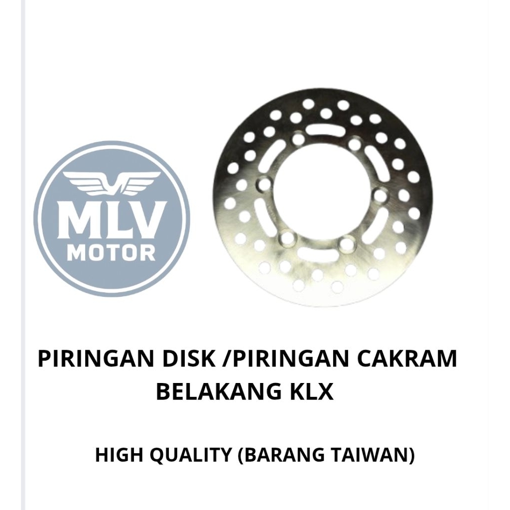 PIRINGAN DISC BELAKANG KLX PIRINGAN CAKRAM BELAKANG KLX